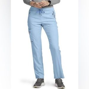 Grey’s Anatomy Mia mid-rise scrub pants in blue